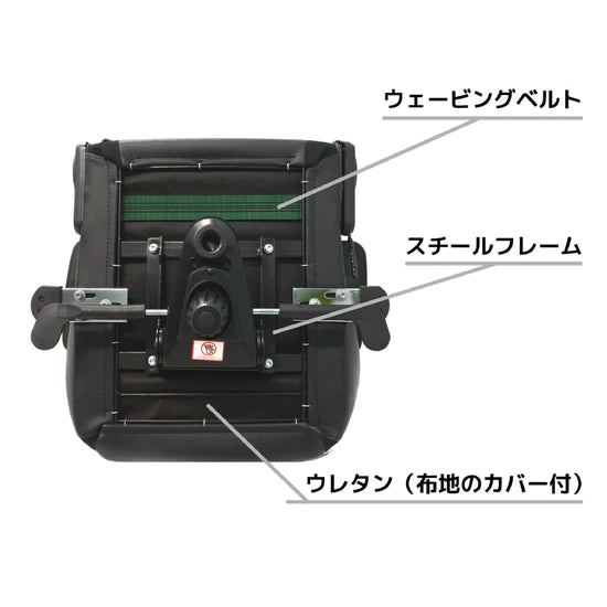 堅牢なスチールフレーム