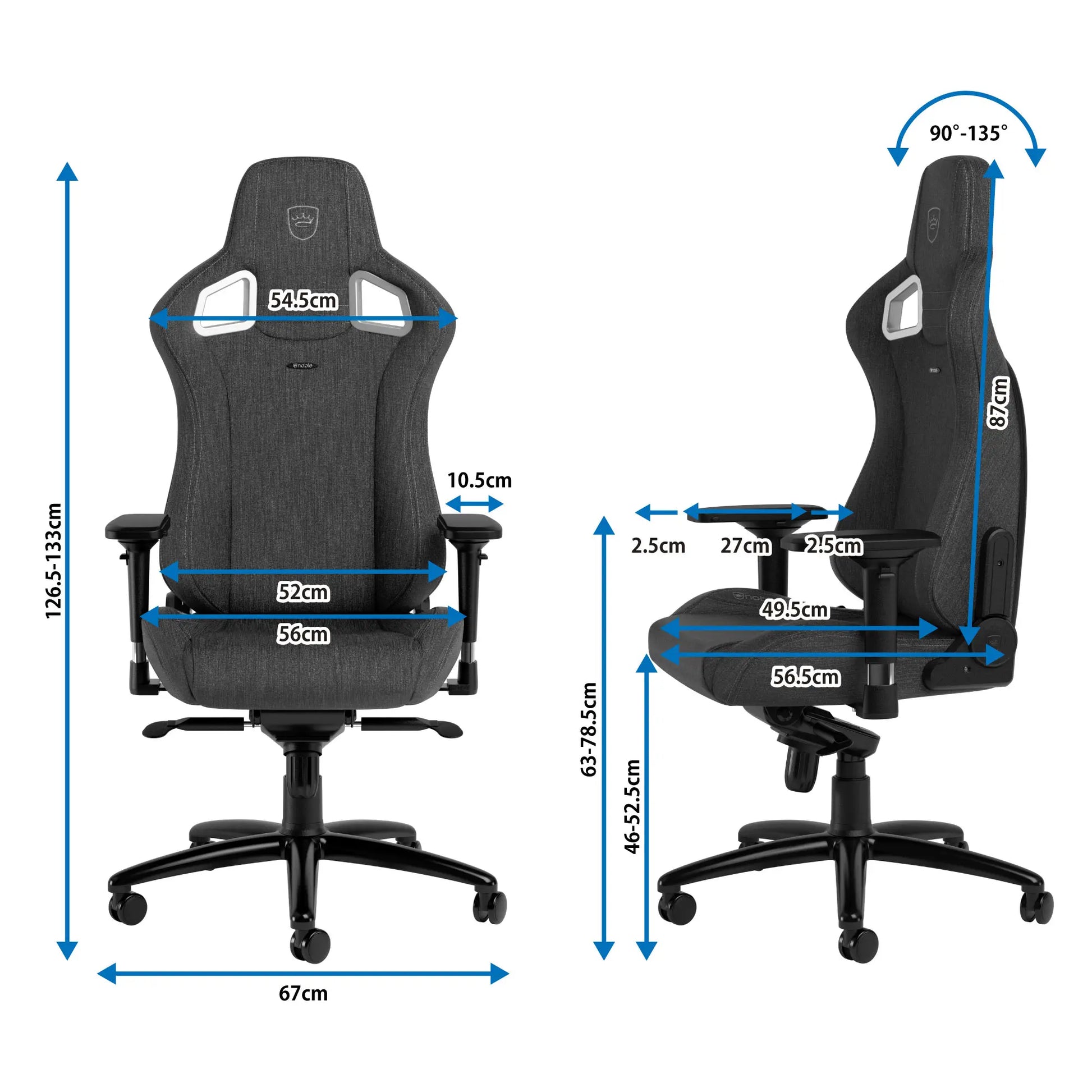 noblechairs ゲーミングチェア|EPIC - TX|NBL-EPC-TX-ATC-SGL noblechairs ゲーミングチェア|EPIC - TX|NBL-EPC-TX-ATC-SGL
