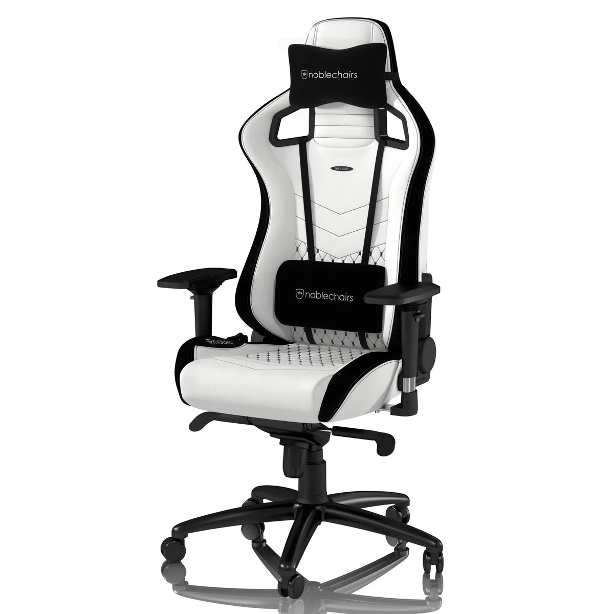 noblechairs ゲーミングチェア|EPIC - Premium White|ホワイトレザー noblechairs ゲーミングチェア|EPIC - Premium White|ホワイトレザー