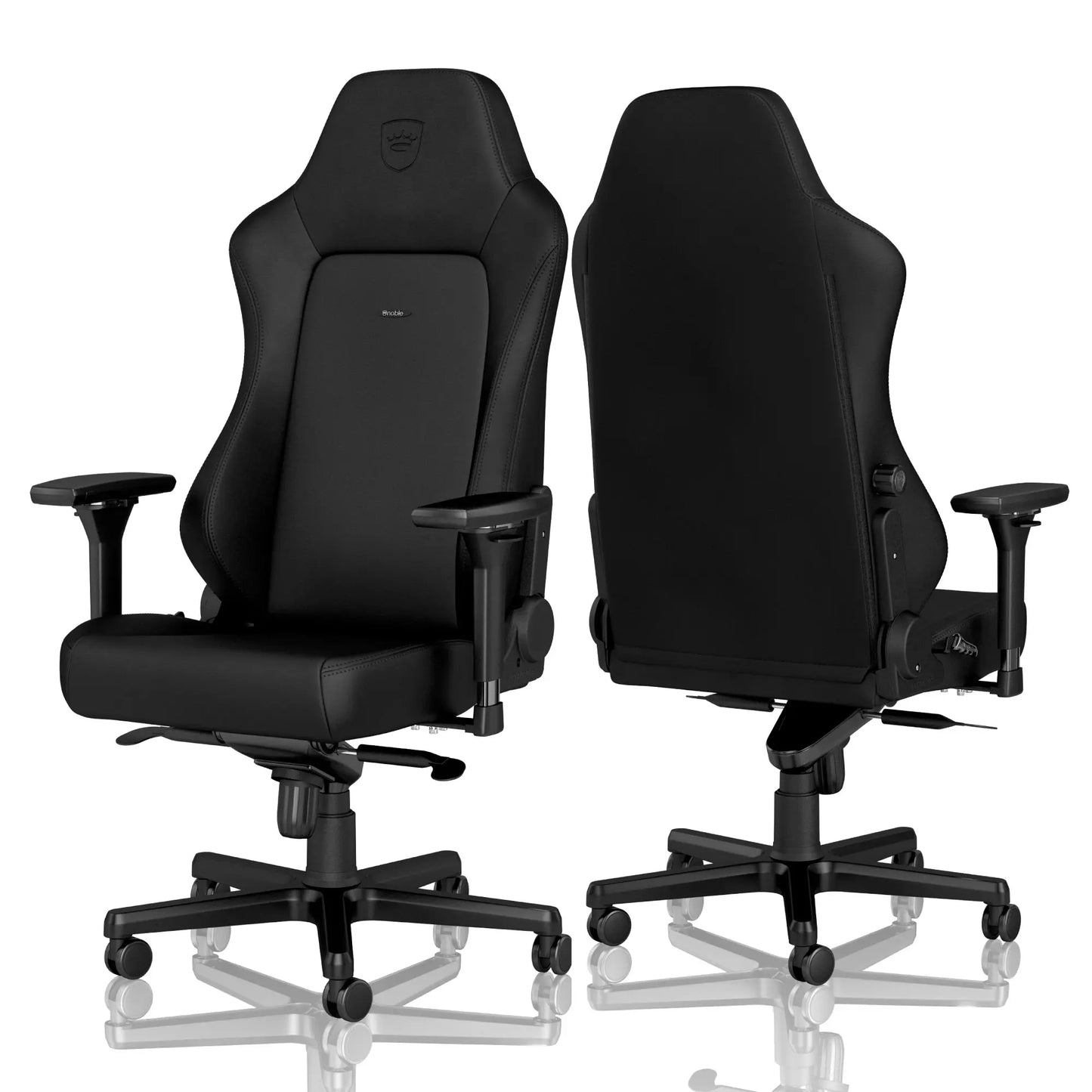 【今週限定値下げ!美品】noblechairs HERO +座布団&肘サポ付き noblechairs ゲーミングチェア|HERO - BLACK EDITION|NBL-HRO