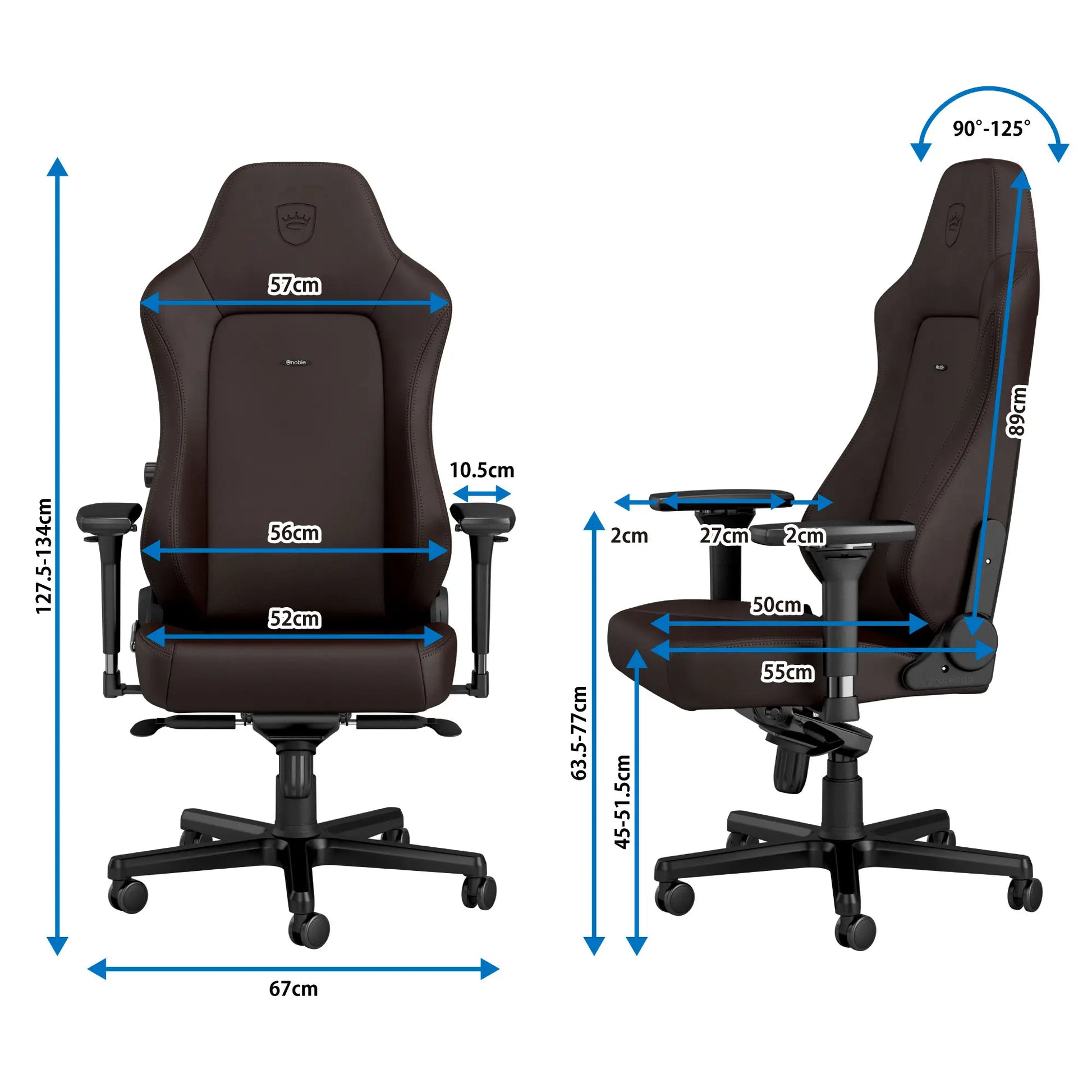 noblechairs ゲーミングチェア|HERO - JAVA EDITION|NBL-HRO-PU-JED noblechairs ゲーミングチェア|HERO - JAVA EDITION|NBL-HRO-PU-JED