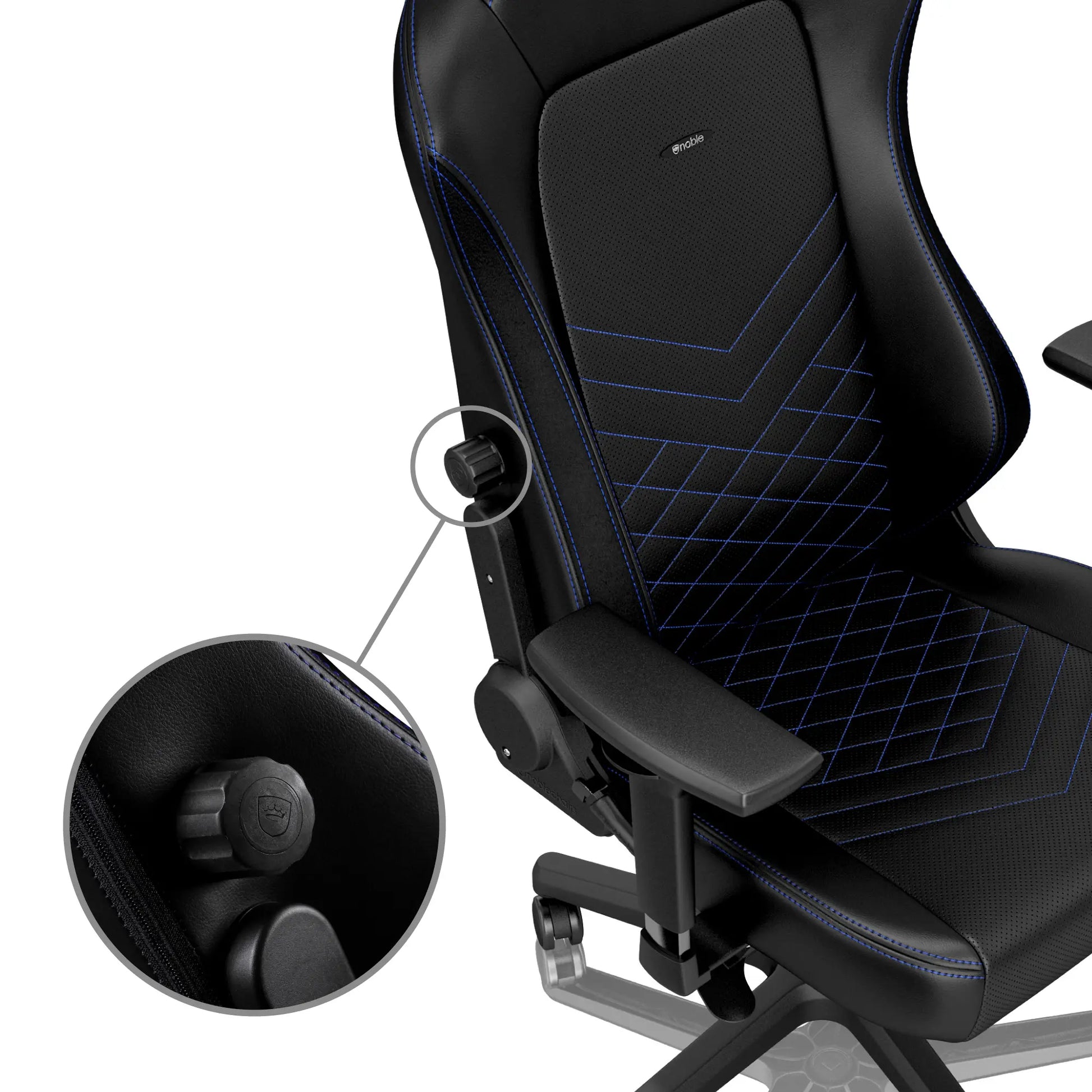 noblechairs ゲーミングチェア｜HERO ヒーロー｜NBL-HRO-PU-BLA-SGL