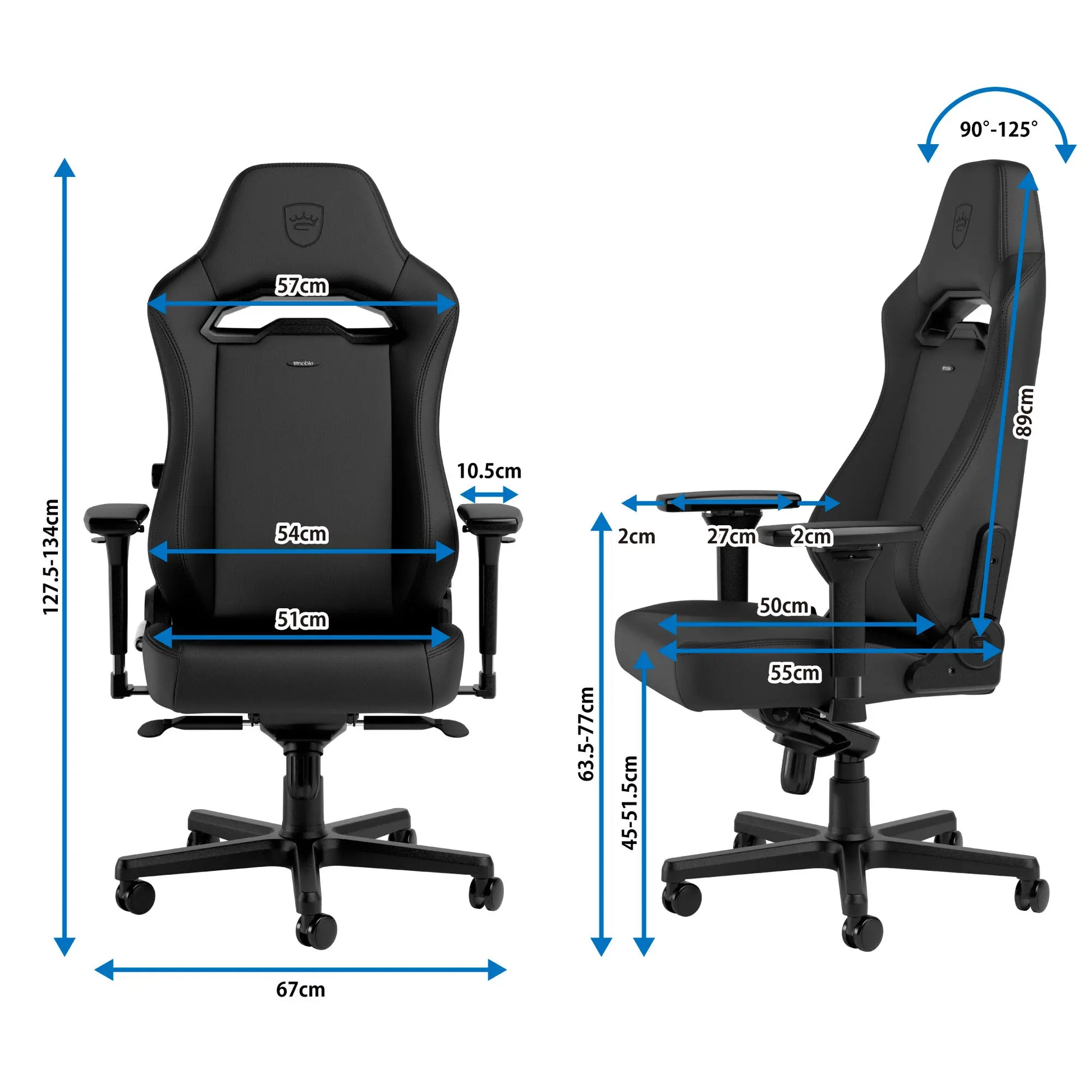 noblechairs ゲーミングチェア|HERO ST - BLACK EDITION|NBL-HRO-TX noblechairs ゲーミングチェア|HERO ST - BLACK EDITION|NBL-HRO-TX
