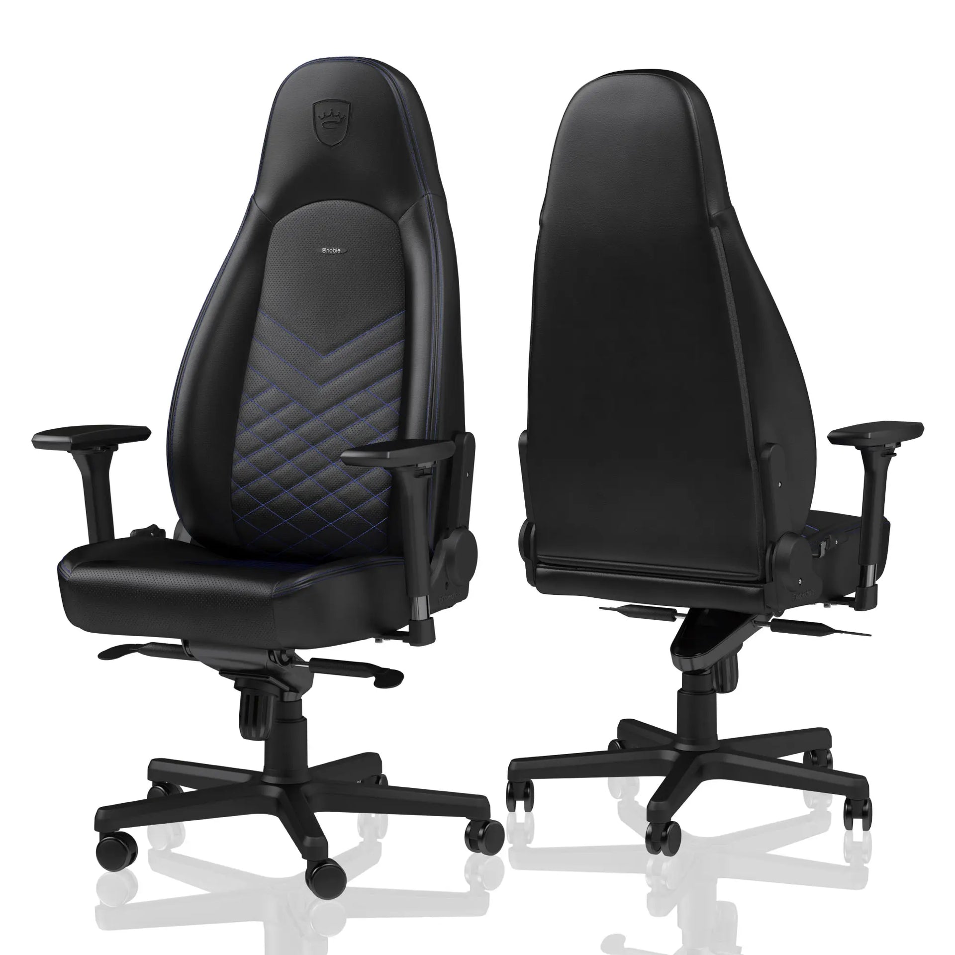 Noblechairs アイコン ICON ブルー noblechairs ゲーミングチェア｜ICON アイコン｜NBL-ICN-PU-BBL-SGL
