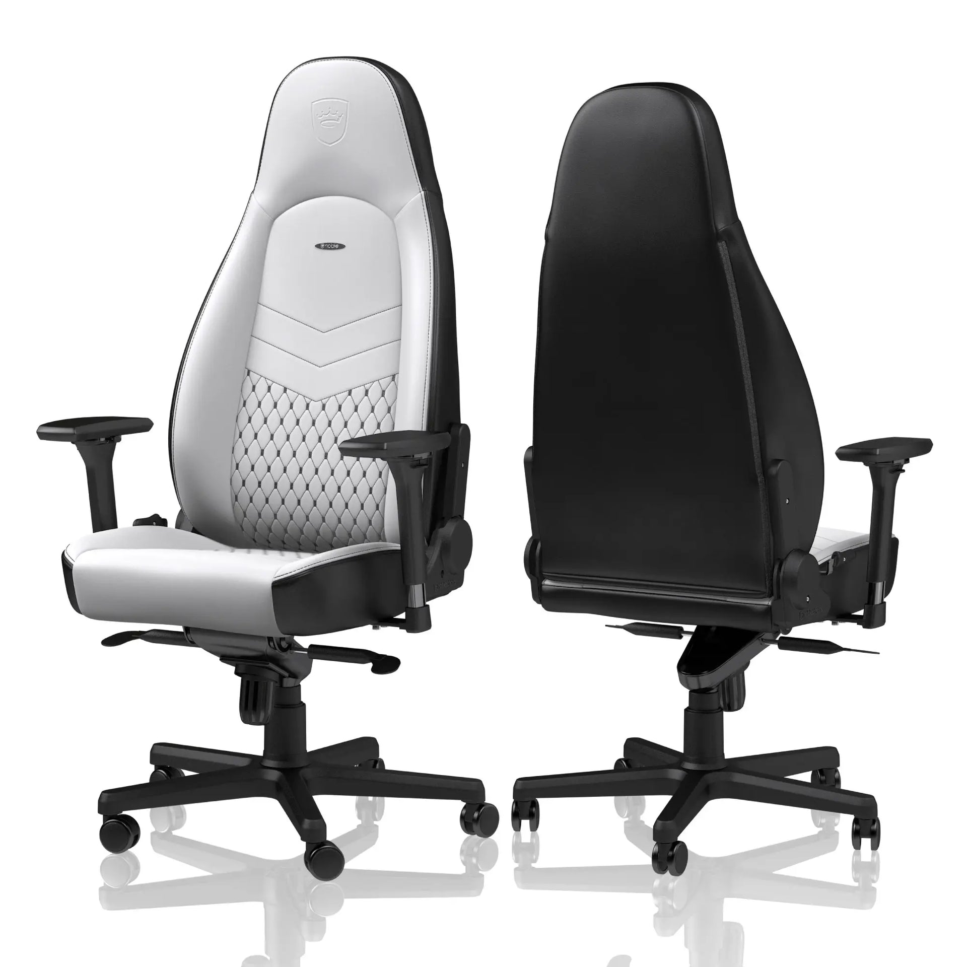 noblechairs ゲーミングチェア｜ICON - Premium White｜NBL-ICN-PU-WBK 