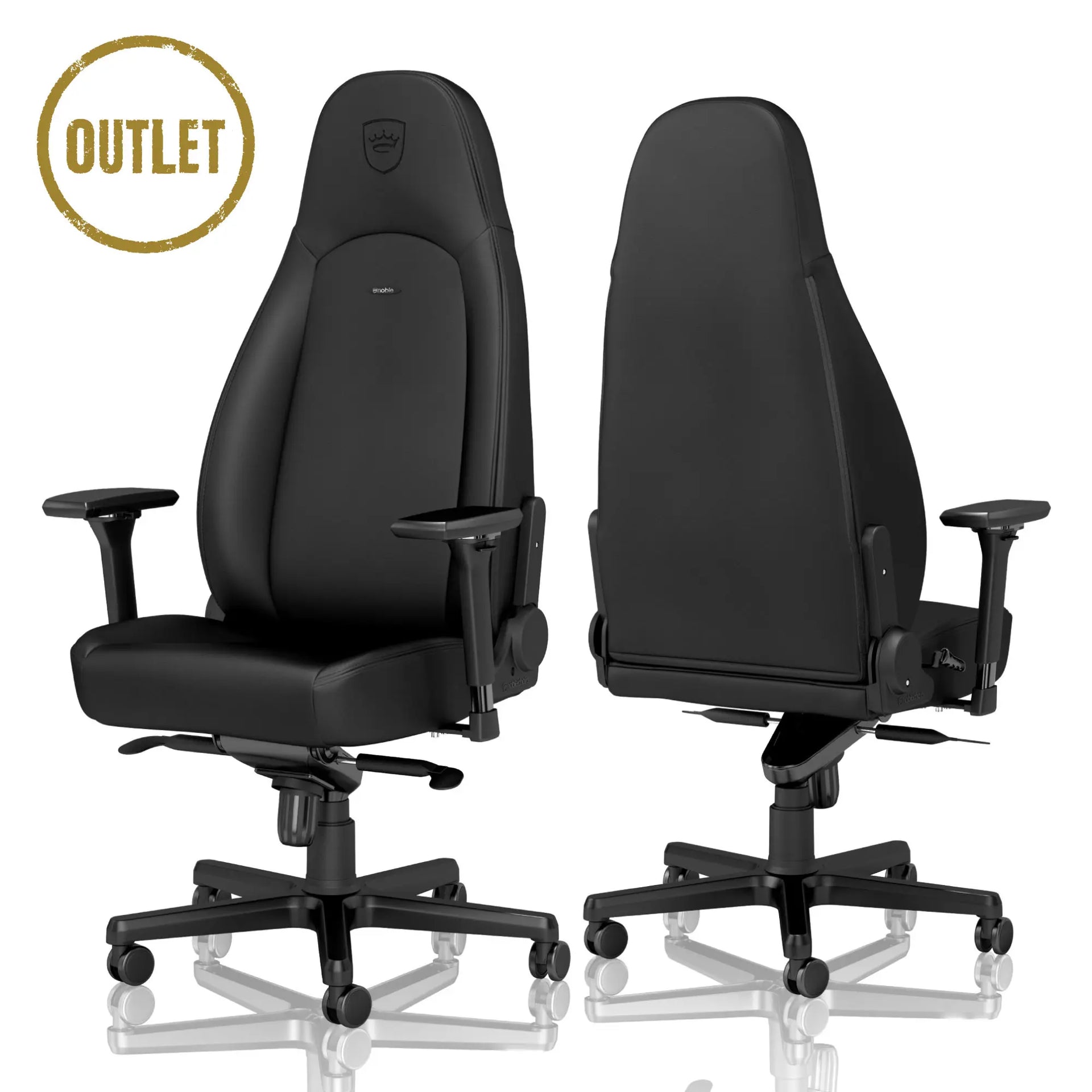 【RYO】Noblechairs アイコン ICON ブラック noblechairs - ICON - Become Iconic | noblechairs