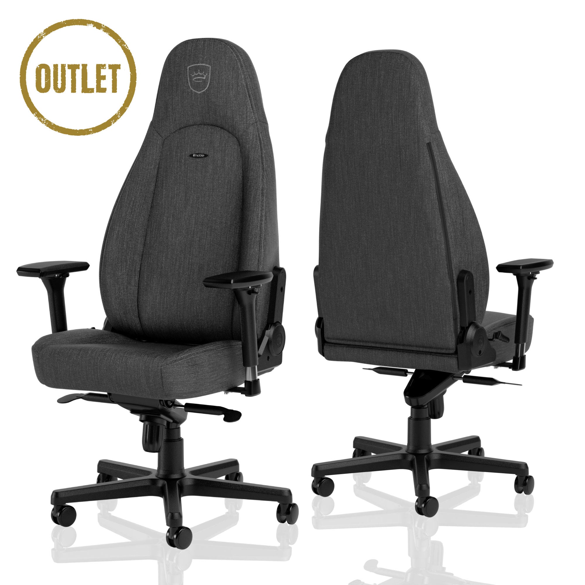 未開封　noblechairs 高級ゲーミングチェア ブラック アウトレット - B】ICON – noblechairs日本公式オンラインストア