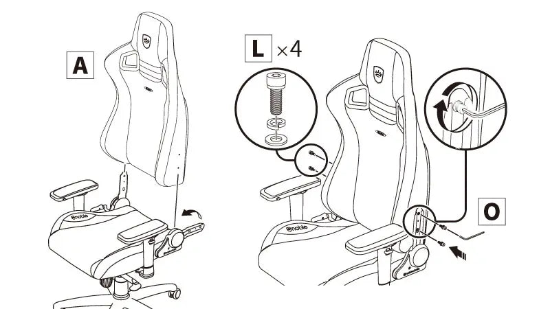 座面交換手順(図解)8