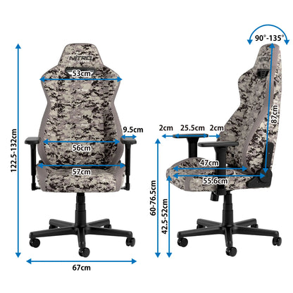 Nitro Concepts ゲーミングチェア|S300 PRO - DIGITAL CAMO|NC Nitro Concepts ゲーミングチェア|S300 PRO - DIGITAL CAMO|NC