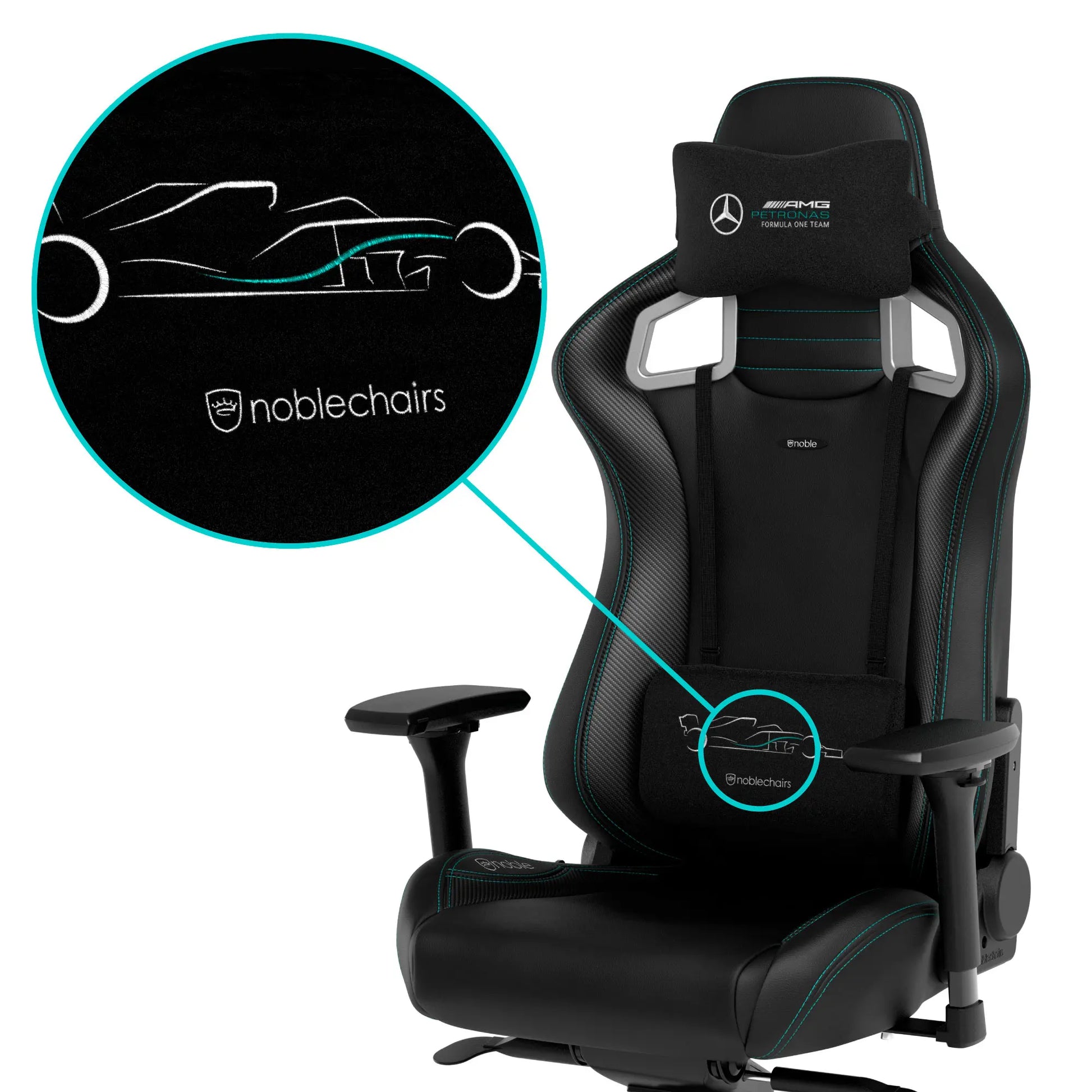 noblechairs アクセサリー|クッションセット メルセデス|NBL-SP-PLC noblechairs アクセサリー|クッションセット メルセデス|NBL-SP-PLC